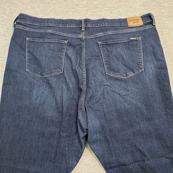 Denizen From Levis Womens Size 24W Mid-Rise Bootcut Jeans Dark Wash Denim Curvy - Picture 4 of 13